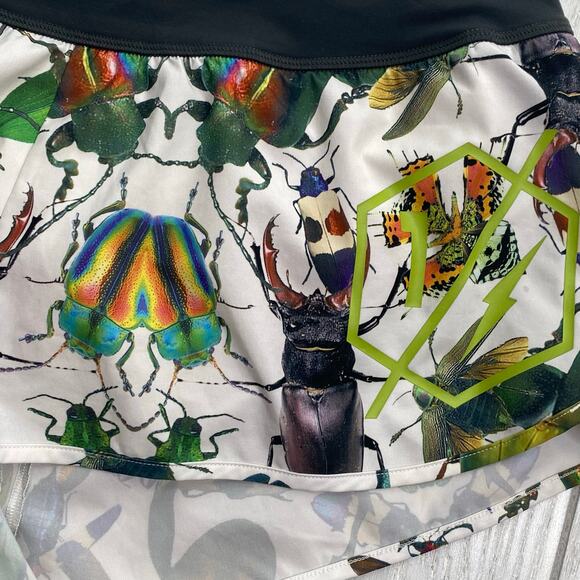 Reebok CrossFit Women’s Beetle Insect Print Knit Workout Delta Shorts Size Large - Picture 8 of 15